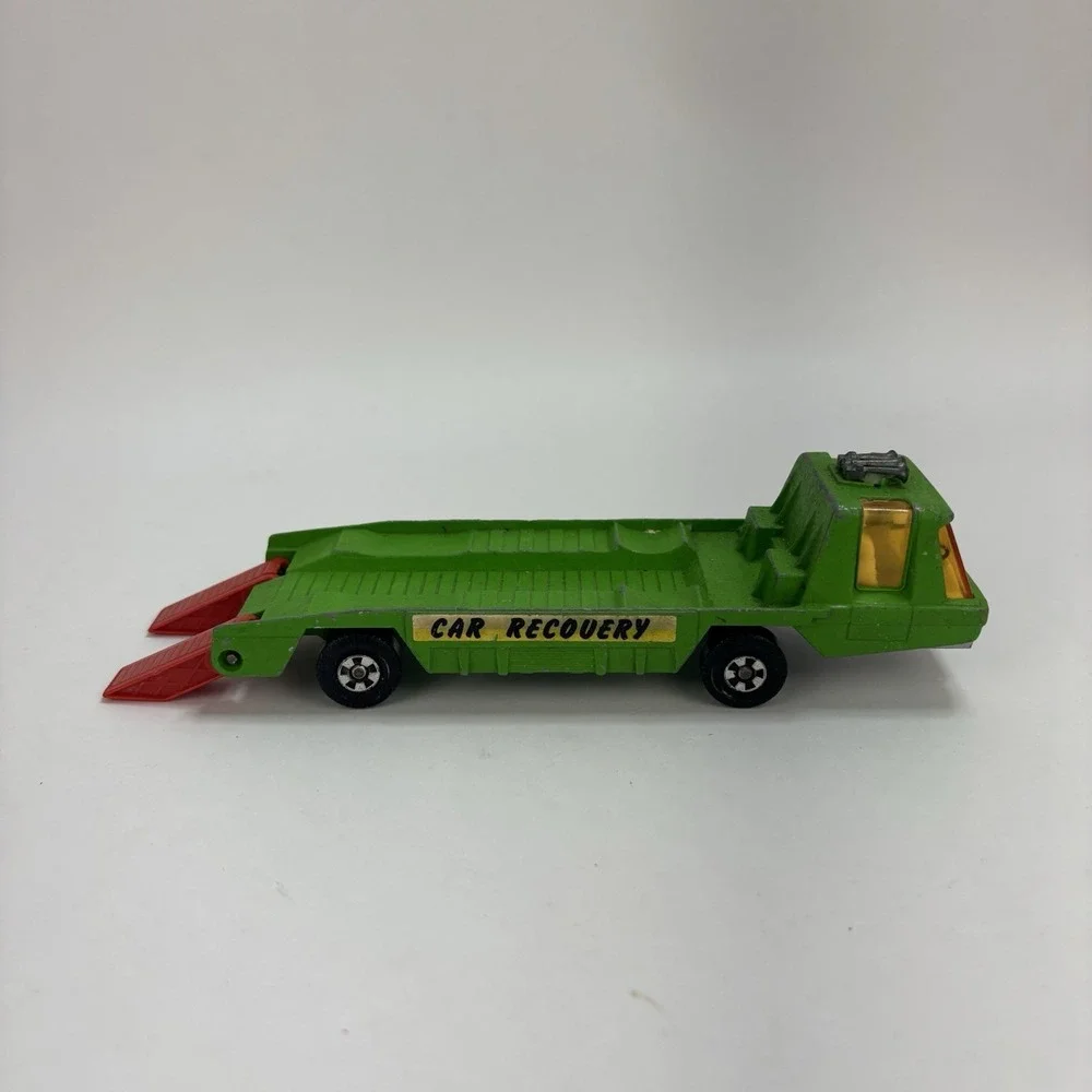 Vintage 70s Matchbox Lesney Super Kings Lot (3) Crane Car Recovery Transporter